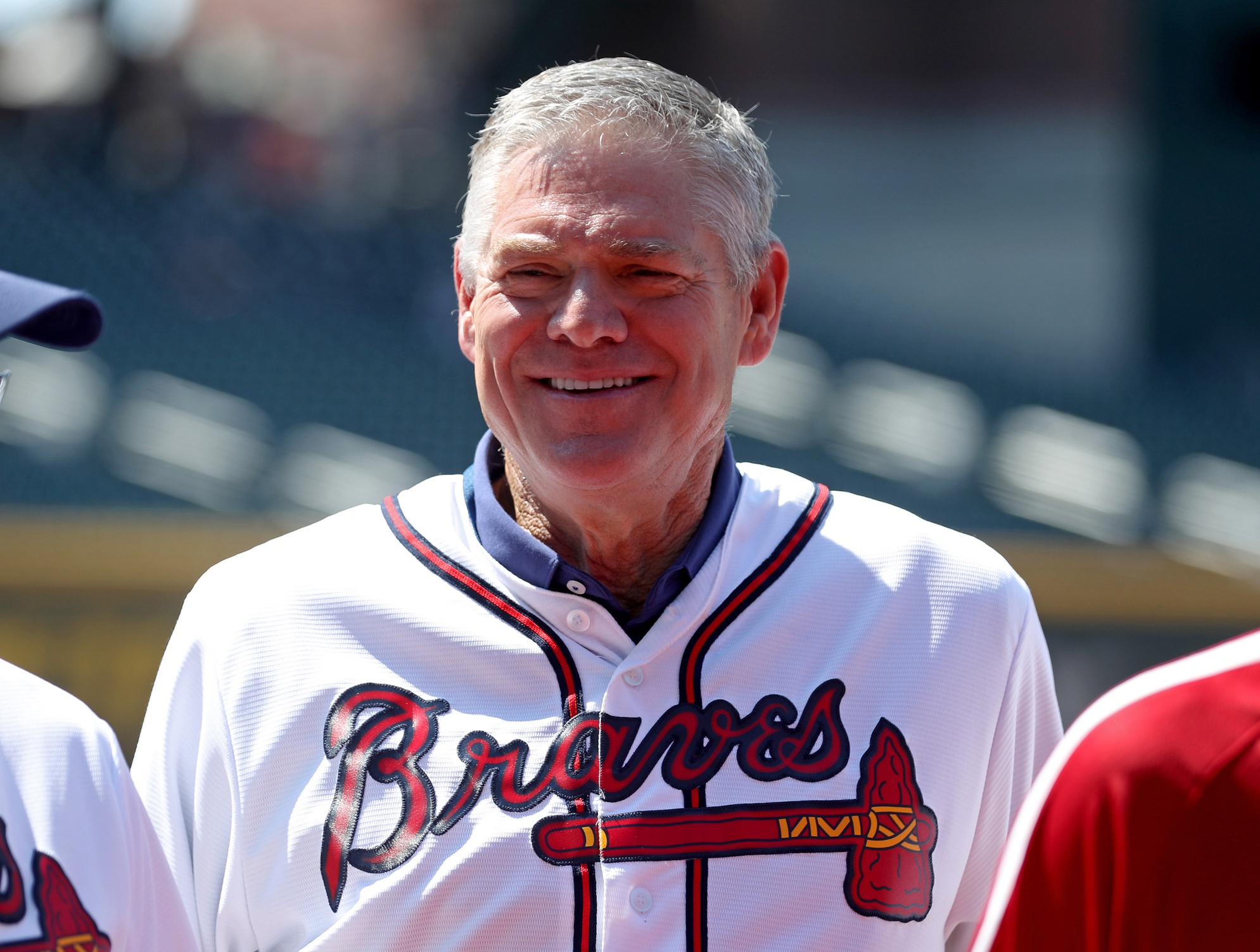 Dale Murphy at an atalnta braves game
