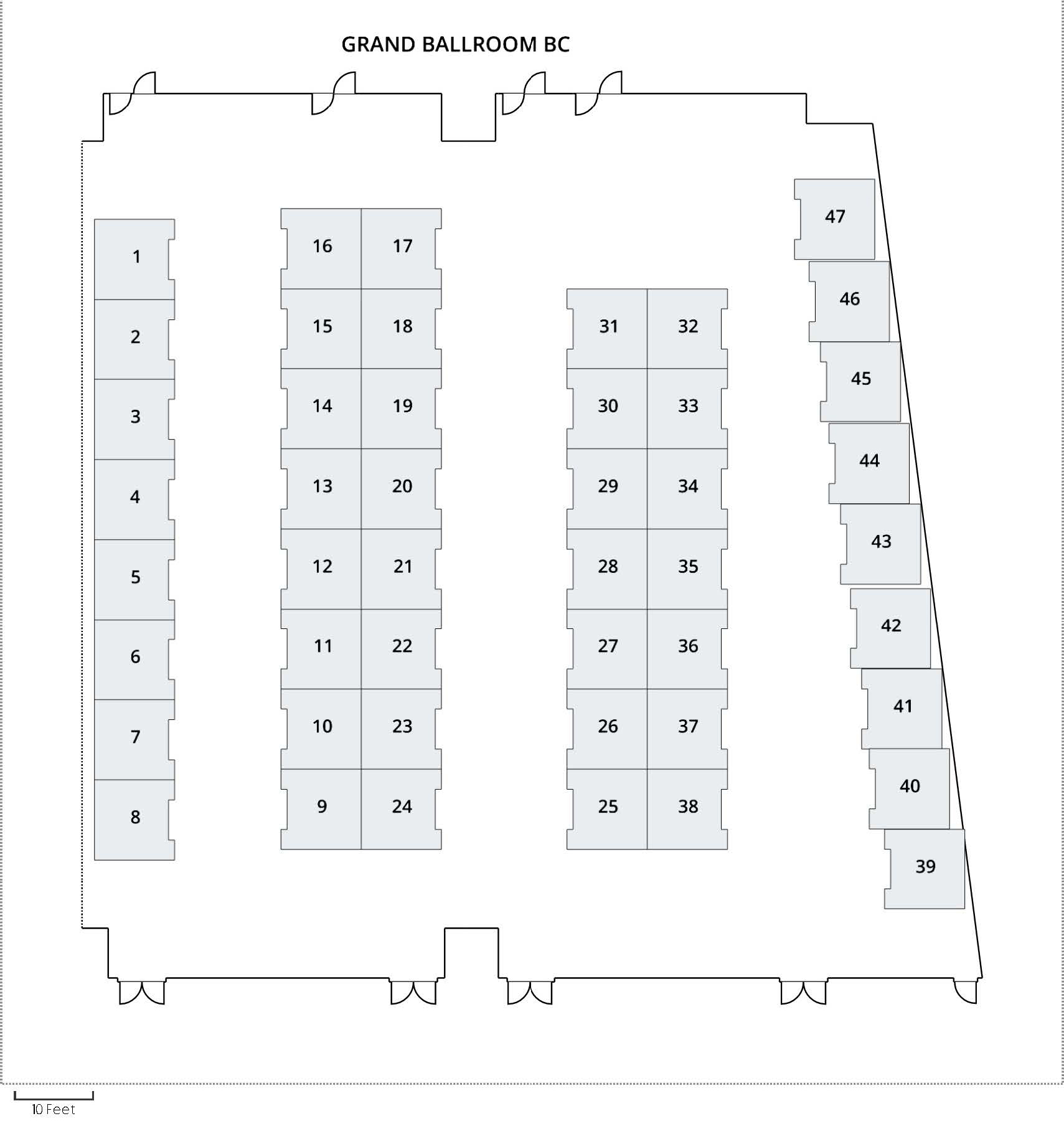 Exhibit Hall Map