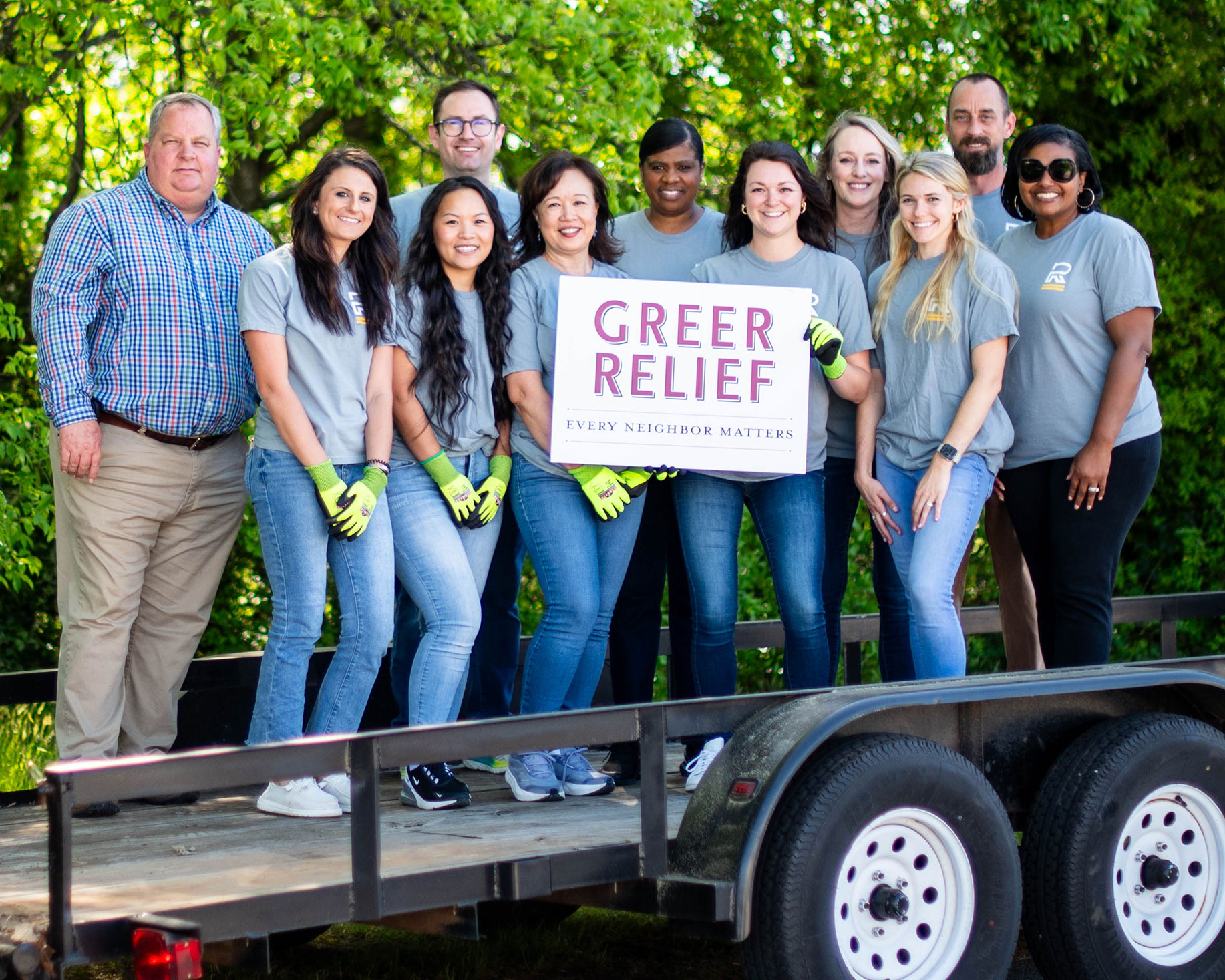 Members Donating Time at Greer Relief