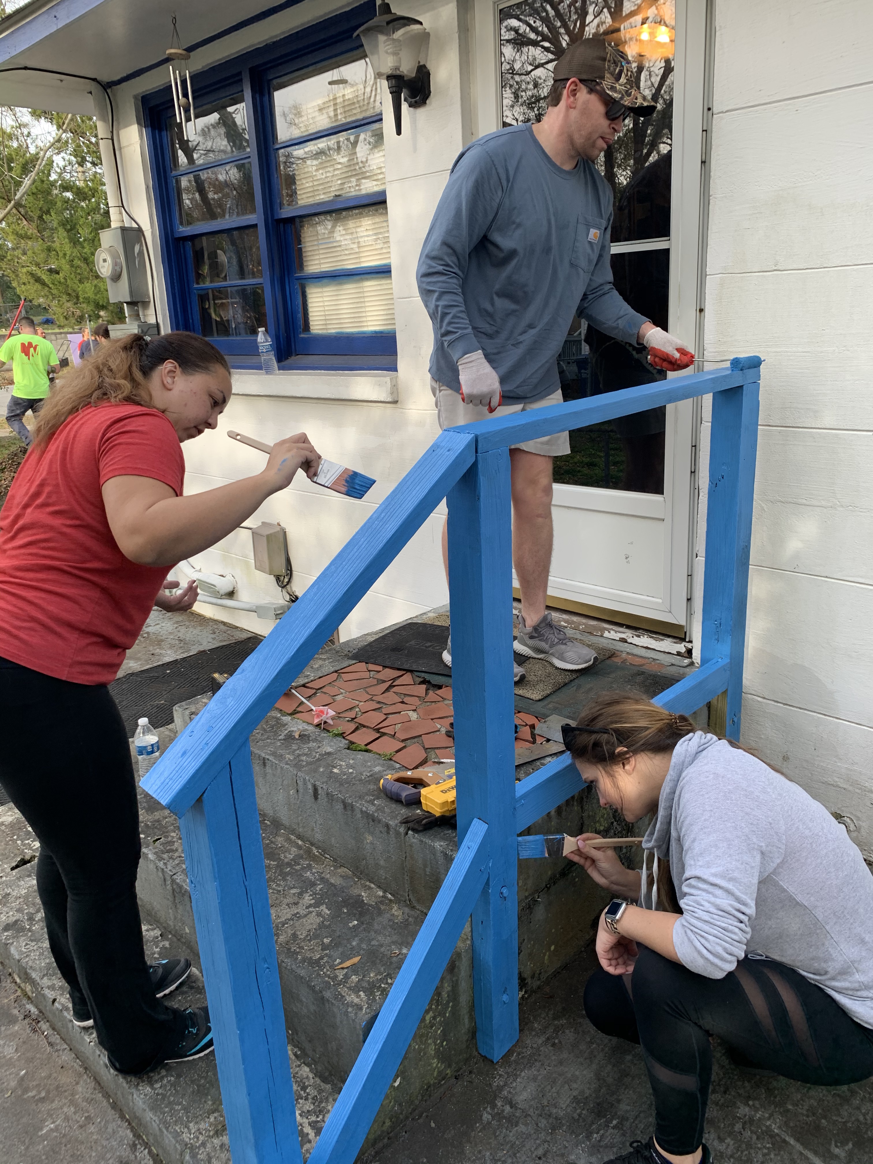 Monteith Employees Repair a Community Home