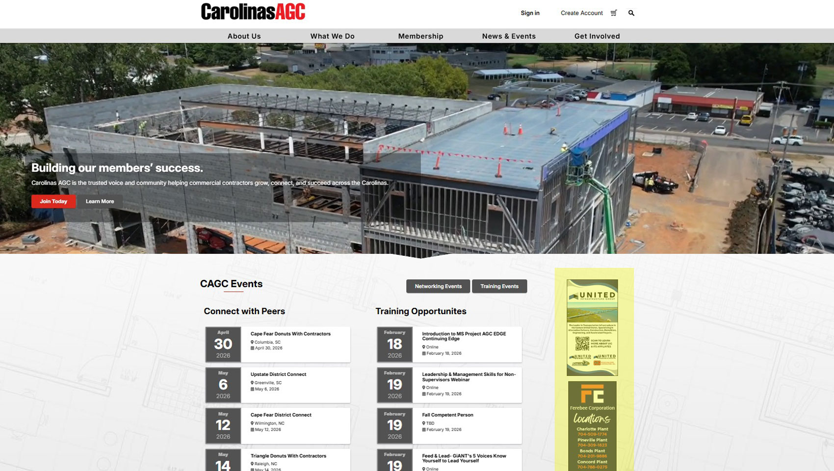 Website Advertising Example