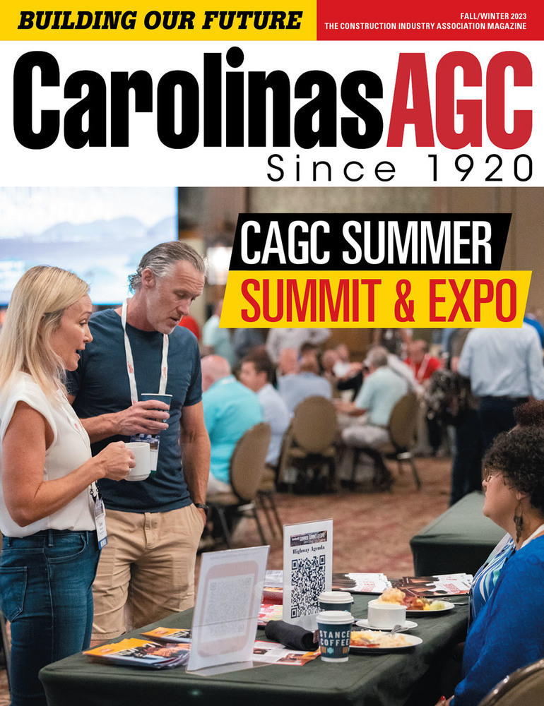 Carolinas AGC Fall 2023 Magazine Cover