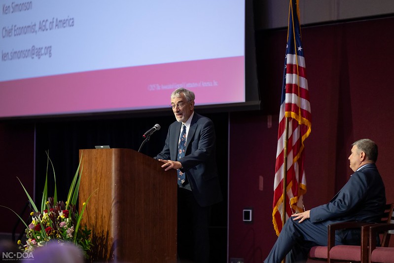 Ken Simonson speaks at NC State Construction Conference