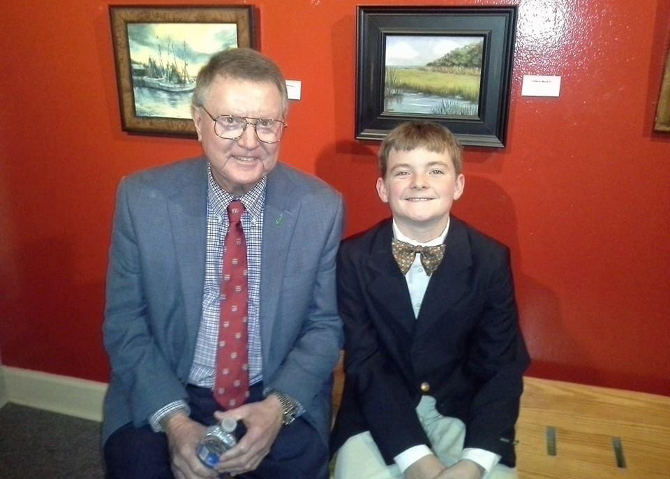 Berry Jenkins and his grandson Noah