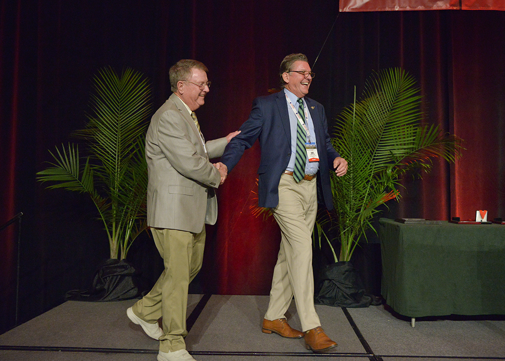 Berry Jenkins is honored at the 2019 Summit