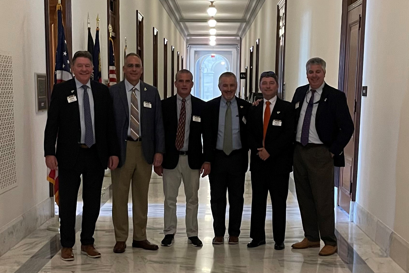 CAGC Delegation Working the Congressional Halls Meeting with Colleagues