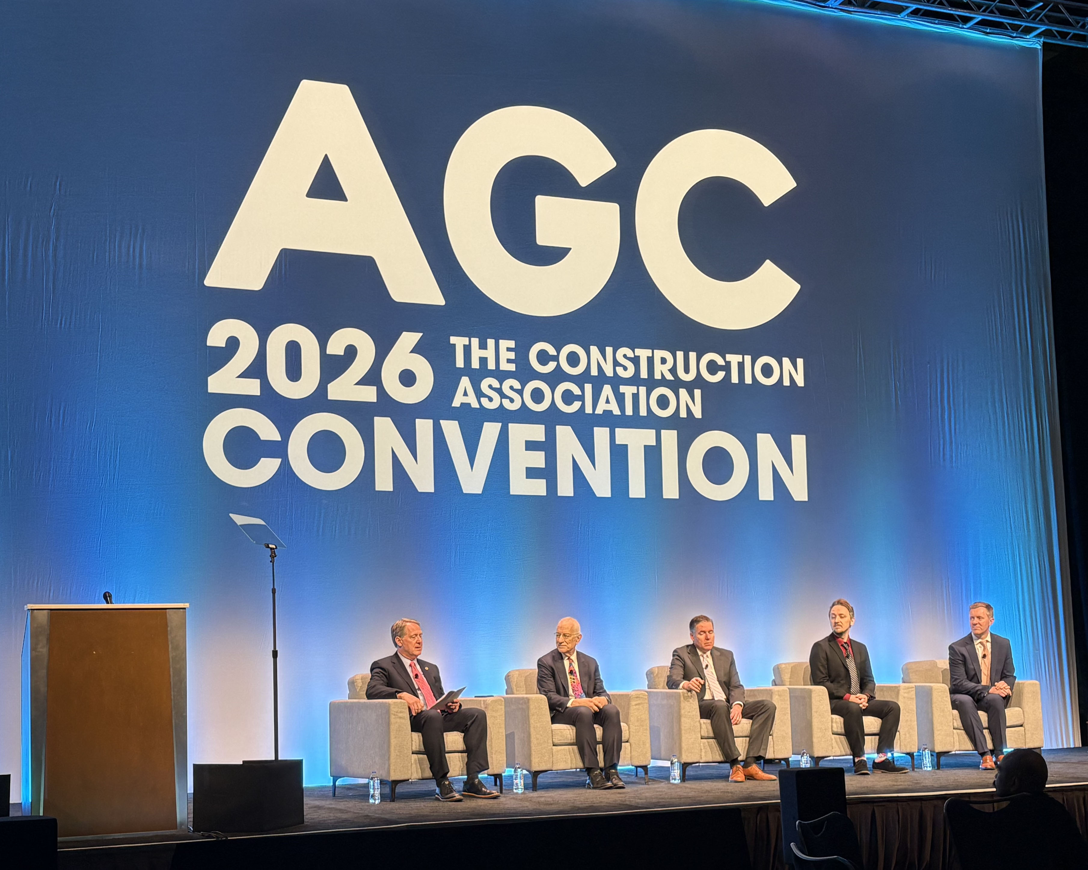 AGC Legislative and Regulatory Panel featuring AGC of America CEO Jeff Shoaf, and AGC Chief Economist Ken Simonson, 