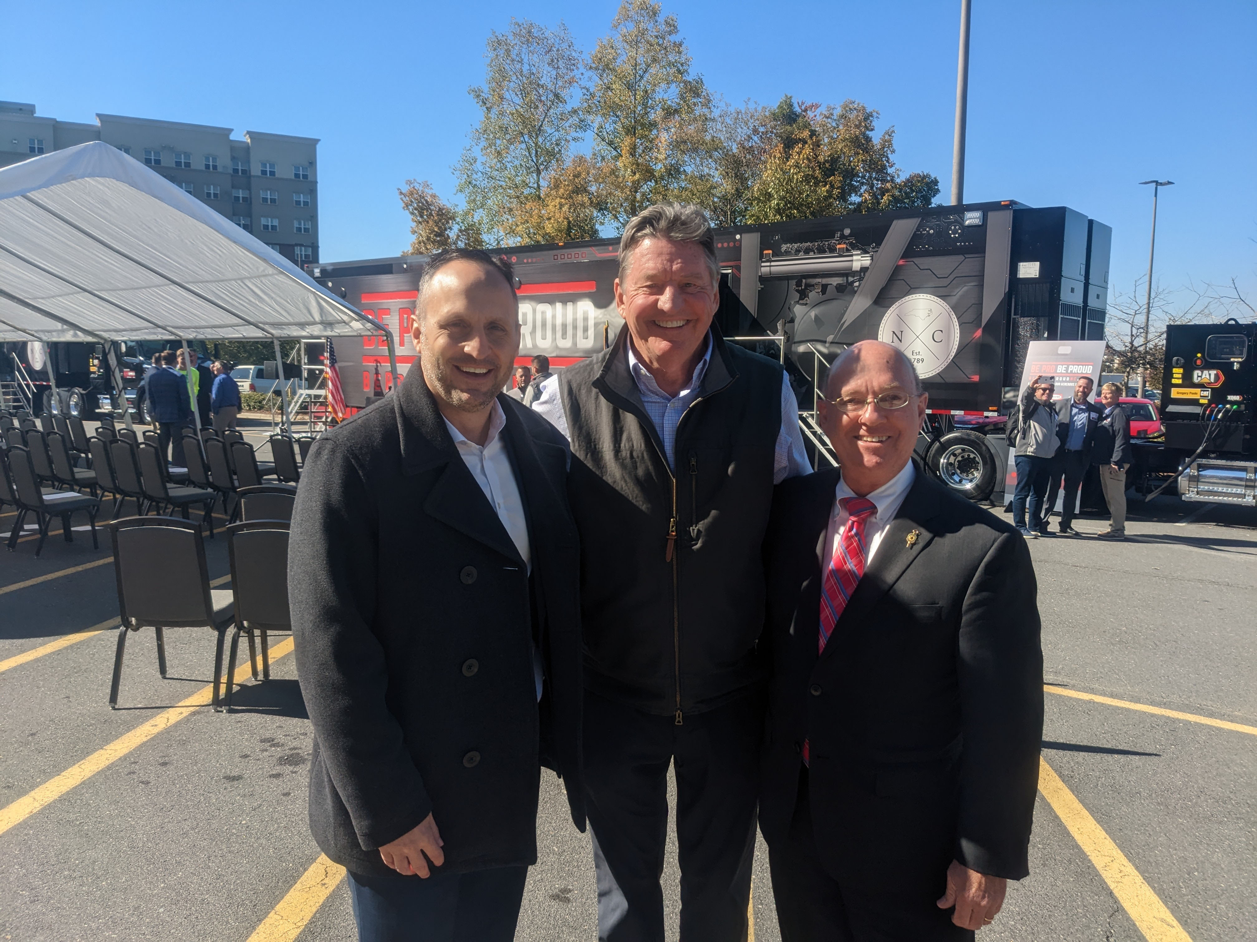Josh Dobson, Dave Simpson and Edgar Starnes and 