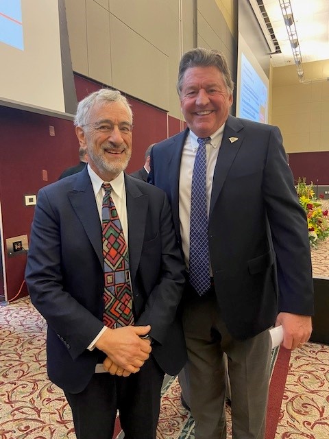 Ken Simonson and Dave Simpson after speaking at a recent conference in Raleigh Ken Simonson and Dave Simpson after speaking at a recent conference in Raleigh