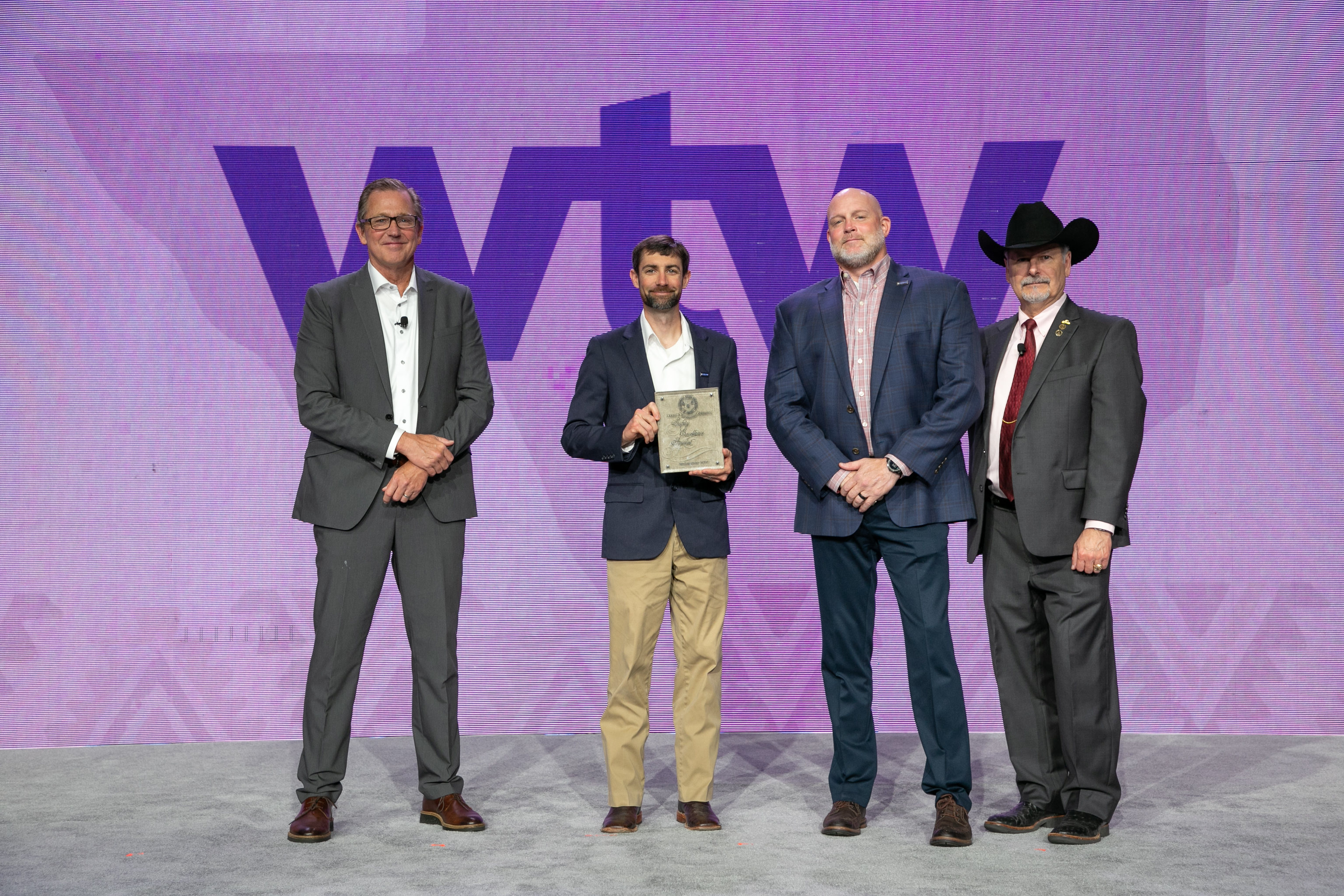 Langston Construction Company Accepts Award