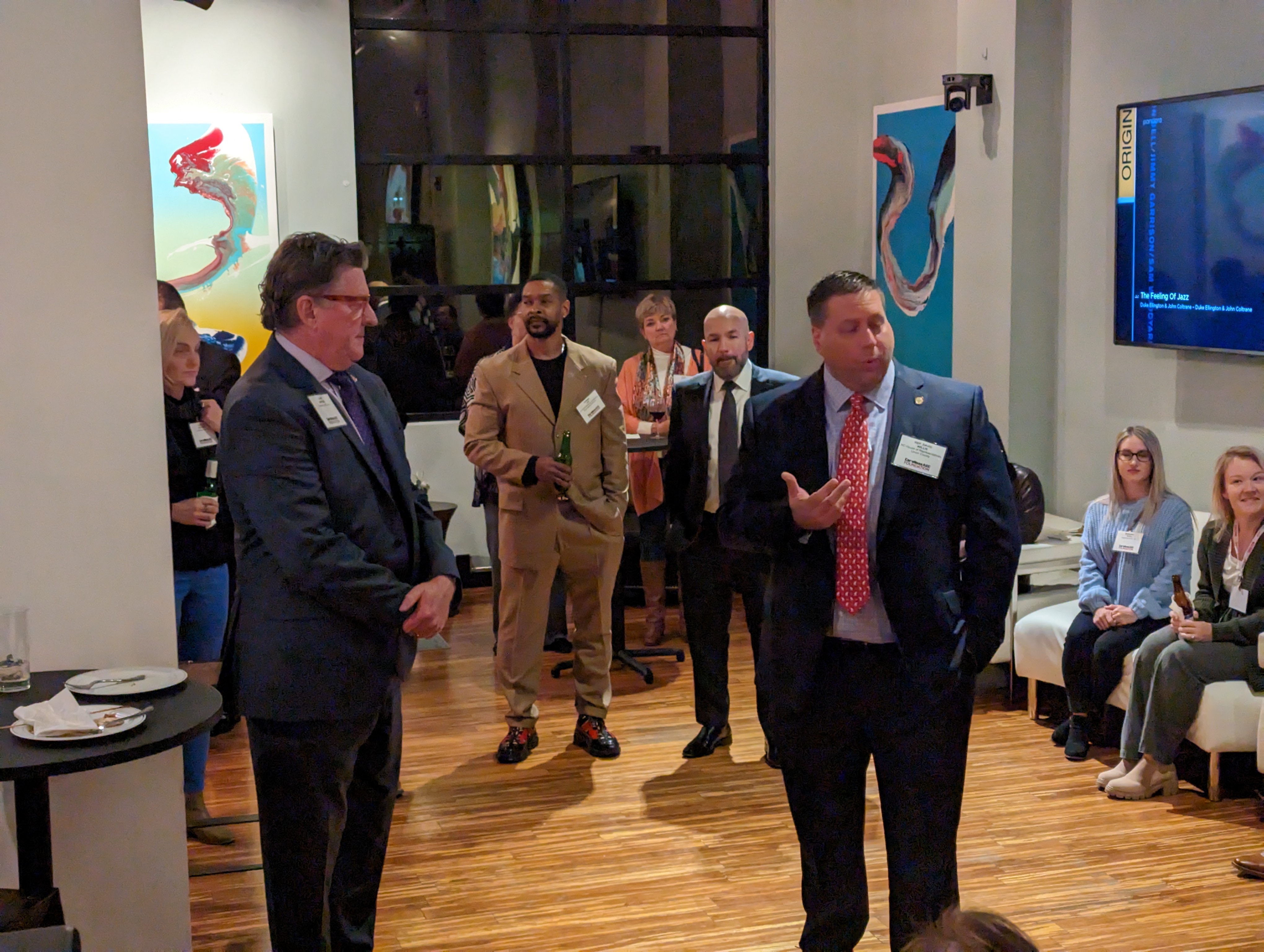 NC House Representative David Willis Speaks to Attendees