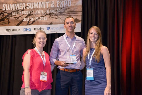 Tyler Turnbull receiving Top Young Leader Award Tyler Turnbull receiving Top Young Leader Award